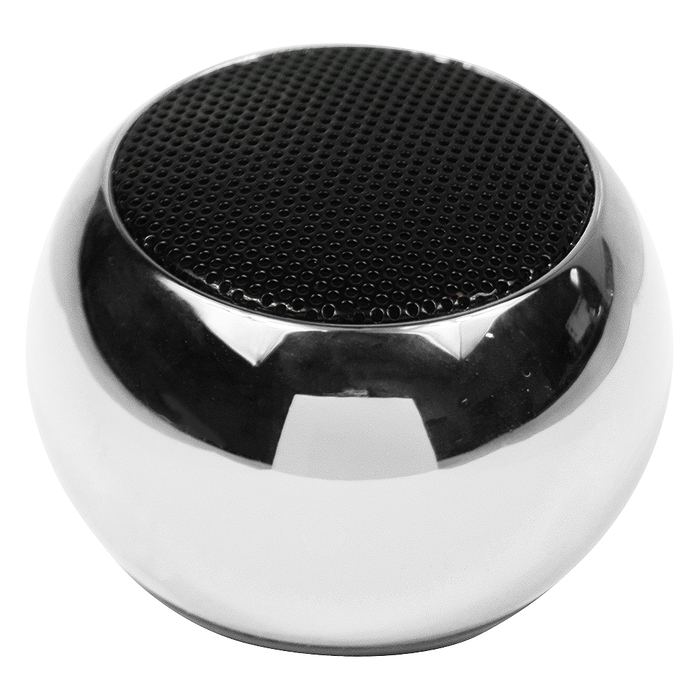 Колонка беспроводная MyTone Mini Sound, серебристый металлик для нанесения логотипа