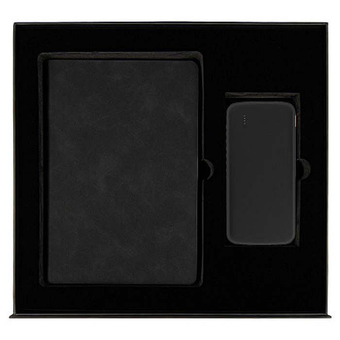 Набор подарочный Solution Prestige Duo, Черный для нанесения логотипа