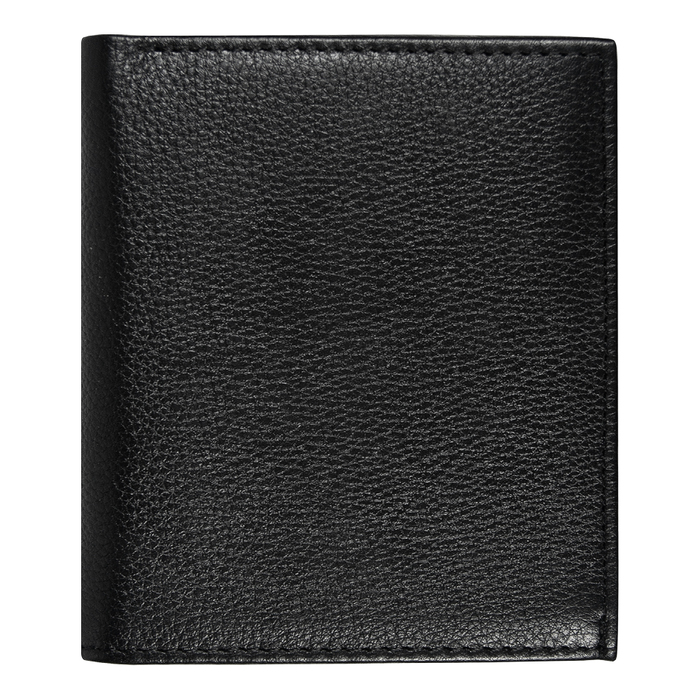 Кошелек с картхолдером Leather Plain, чёрный для нанесения логотипа