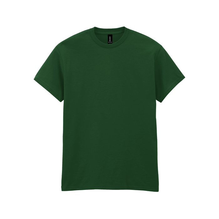 Футболка HEAVY COTTON, ТЕМНО-ЗЕЛЕНЫЙ 2XL для нанесения логотипа