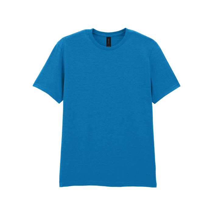 Футболка SOFTSTYLE, ЯРКО-СИНИЙ 4XL для нанесения логотипа