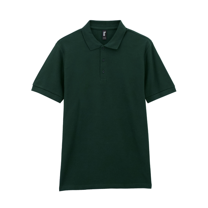 Футболка поло PREMIUM COTTON ADULT DOUBLE PIQUE, ХАКИ 2XL для нанесения логотипа