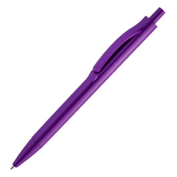 Ручка шариковая IGLA COLOR, пластиковая, фиолетовая для нанесения логотипа