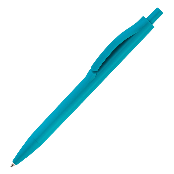 Ручка шариковая IGLA COLOR, пластиковая, бирюзовая для нанесения логотипа