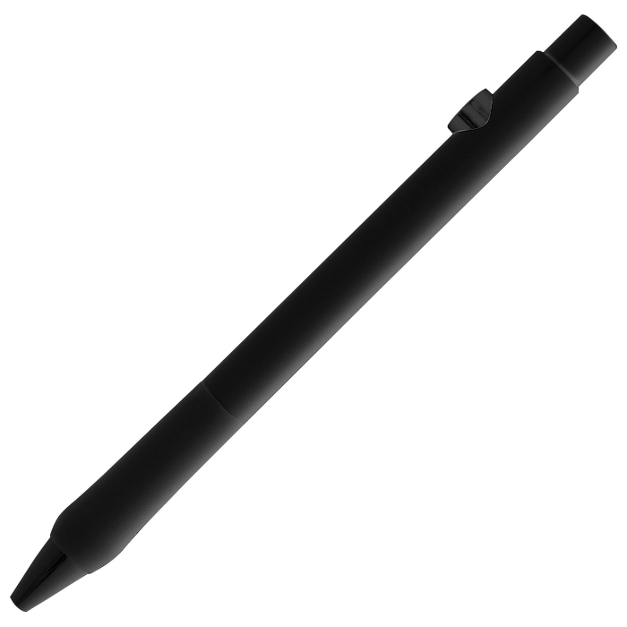 Ручка гелиевая Allegro Soft Grip, пластиковая, черная для нанесения логотипа