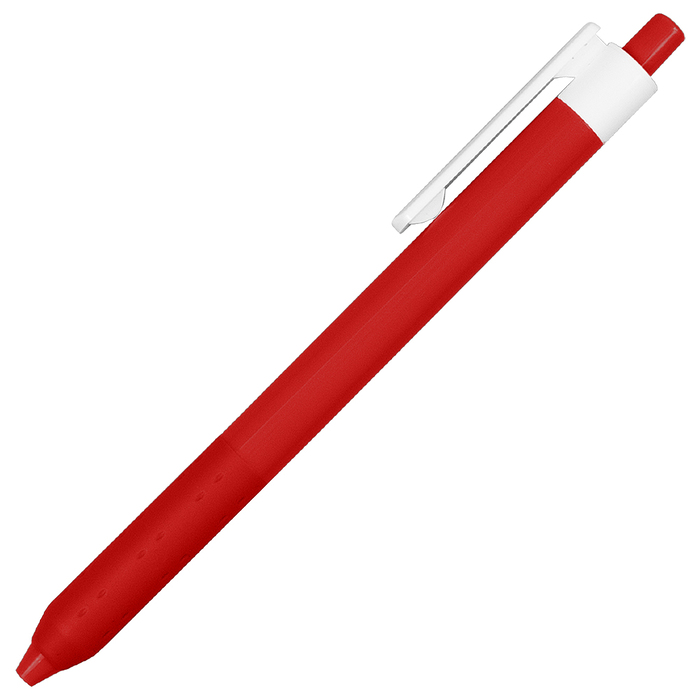 Ручка шариковая Alana Color, пластиковая, красная для нанесения логотипа