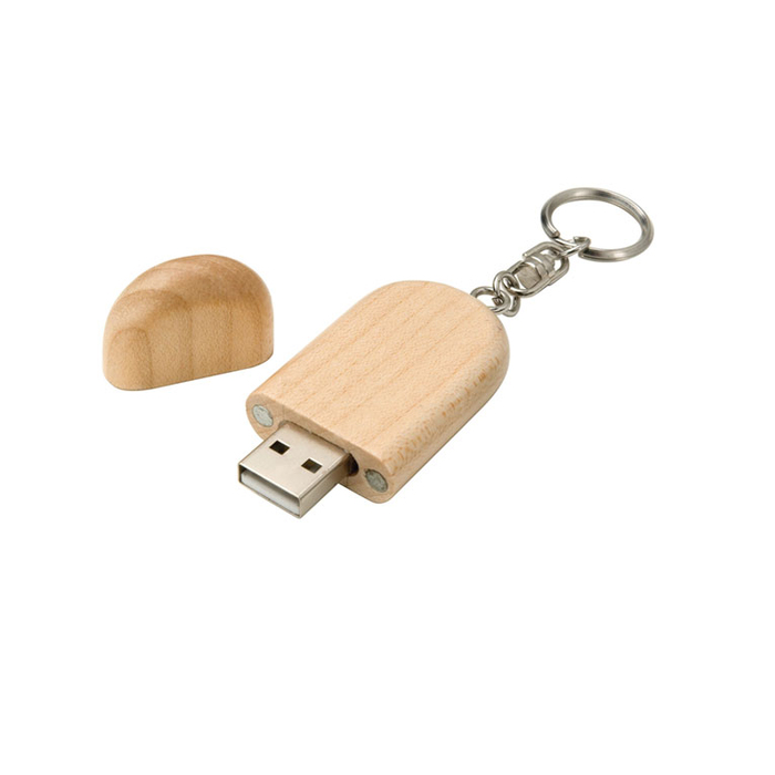 Флеш накопитель USB 2.0 Maple 32GB, клен, дерево/дерево для нанесения логотипа