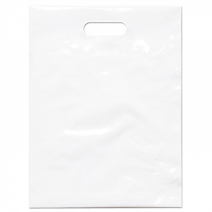 Пакет ПВД 20*30+3, 80 мкм, белый, pantone White для нанесения логотипа