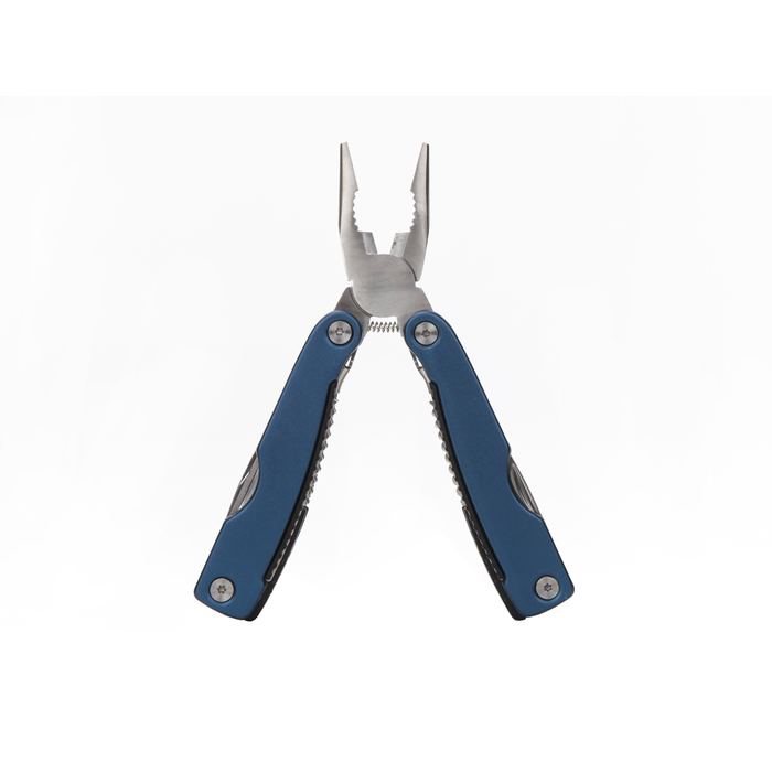 Мультитул Tools Сrafter (мультиинструмент) 9 в 1 в подарочной коробке, синий для нанесения логотипа