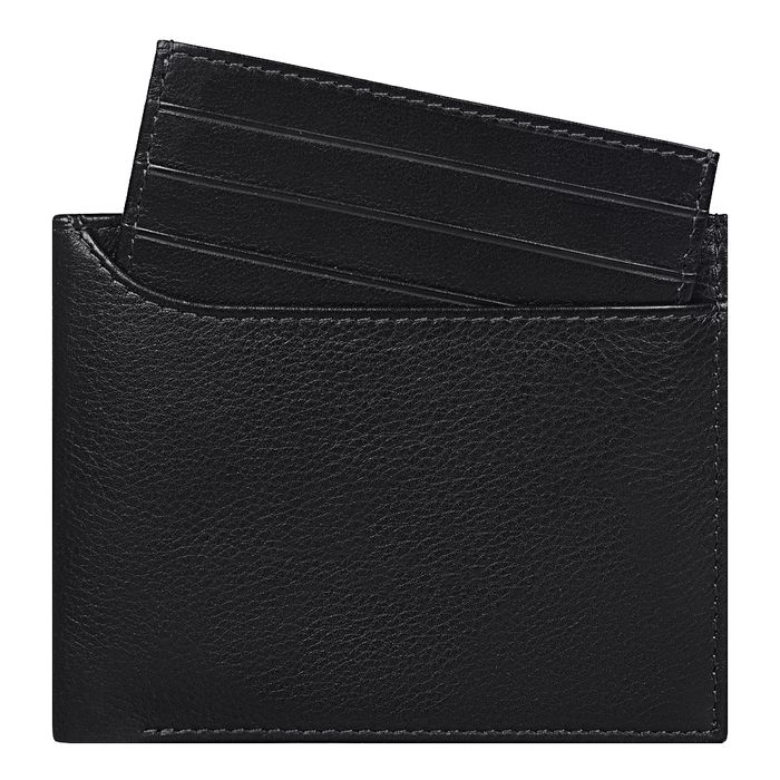 Кошелек с картхолдером для кредитных карт Leather Dream из нат. кожи, черный для нанесения логотипа