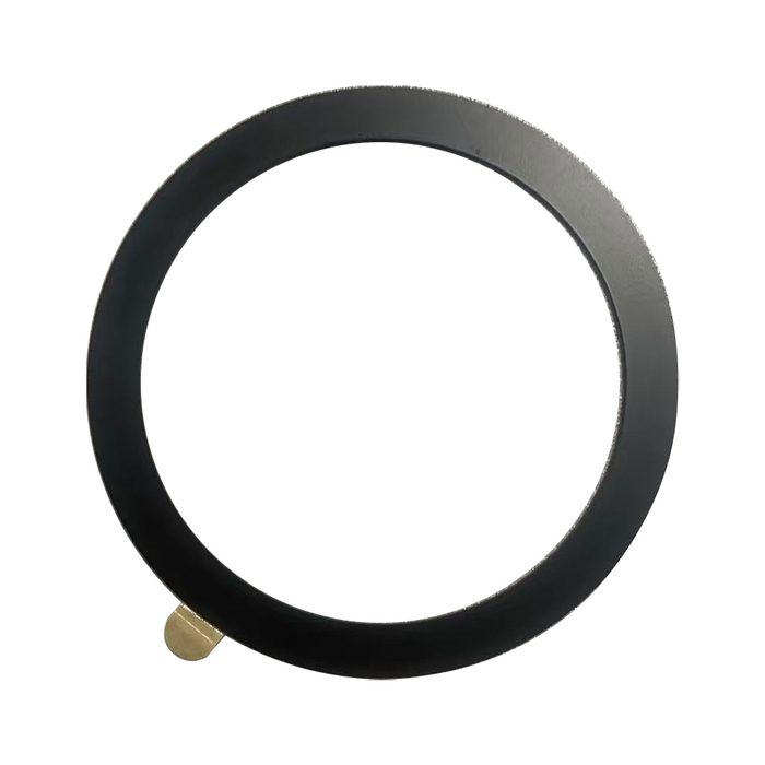 Соединительное кольцо-магнит "Magsafe Ring" для всех видов смартфонов с беспроводной зарядкой, черное для нанесения логотипа