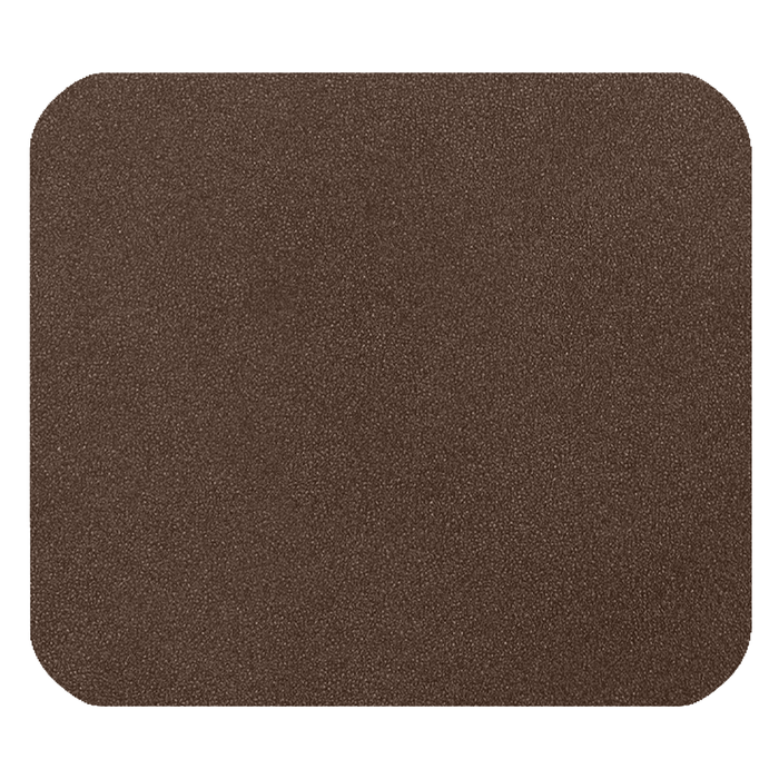 Шеврон Rectangle NUBA размер 40*35 мм, коричневый, со скругленными углами для нанесения логотипа