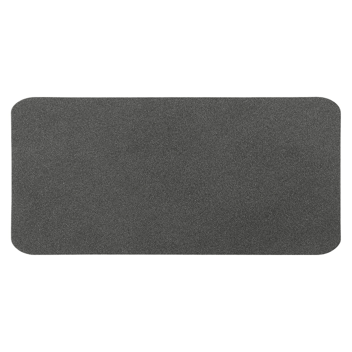 Шеврон Rectangle NUBA размер 60*30 мм, темно-серый, со скругленными углами для нанесения логотипа