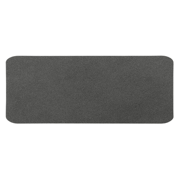 Шеврон Rectangle NUBA размер 50*20 мм, темно-серый, со скругленными углами для нанесения логотипа