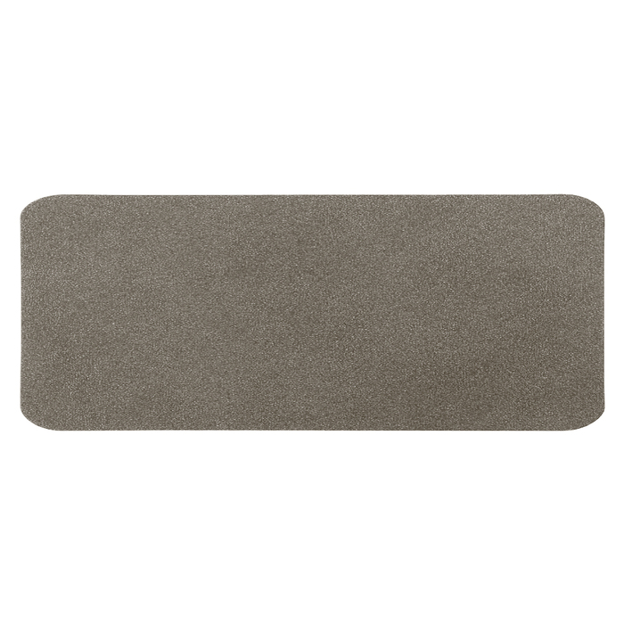Шеврон Rectangle NUBA размер 50*20 мм, светло-серый, со скругленными углами для нанесения логотипа