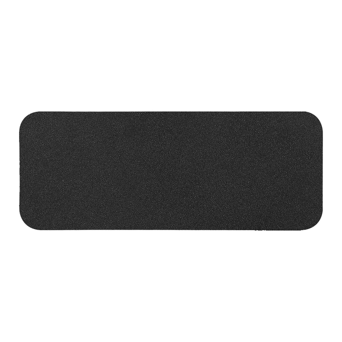 Шеврон Rectangle NUBA размер 75*29 мм, черный, со скругленными углами для нанесения логотипа