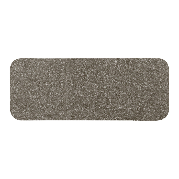 Шеврон Rectangle NUBA размер 75*29 мм, светло-серый, со скругленными углами для нанесения логотипа