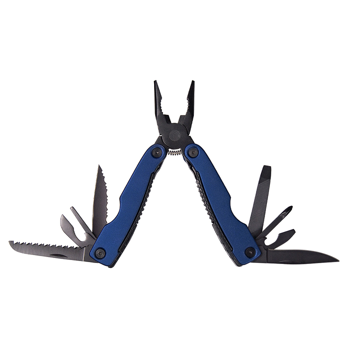 Мультитул Tools Сrafter Version 2 (мультиинструмент) 9 в 1 в чехле и  подарочной коробке, темно-синий для нанесения логотипа