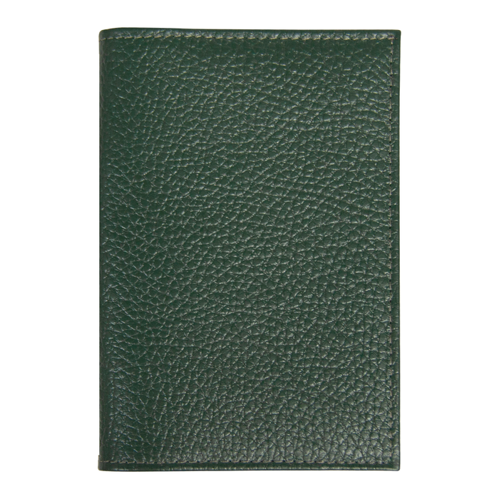 Обложка для автодокументов Leather Sky Flotter Sun из натуральной кожи, зеленая 7730С для нанесения логотипа