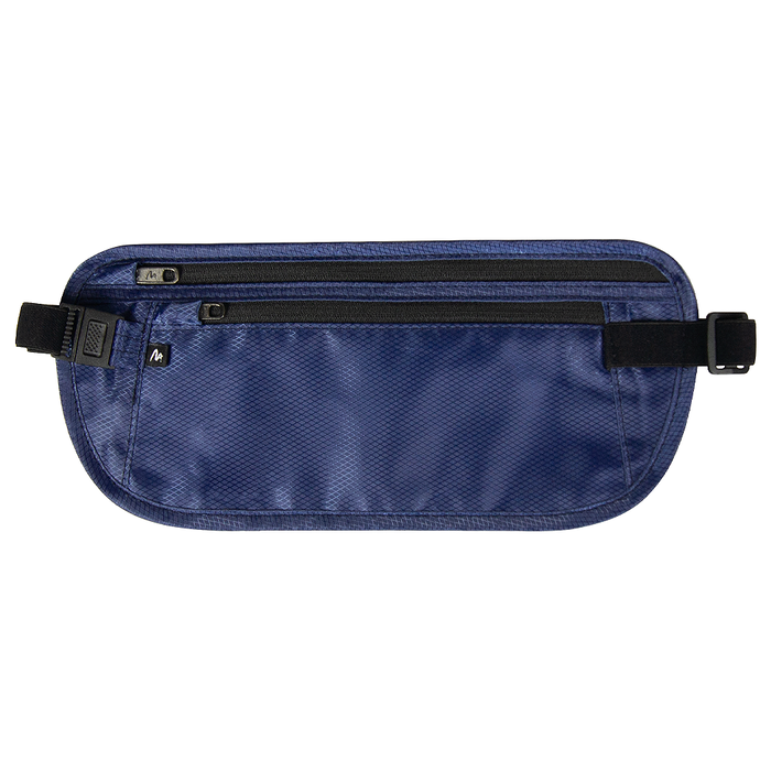 Поясной кошелек Comfort Travel Money Belt, темно-синий для нанесения логотипа
