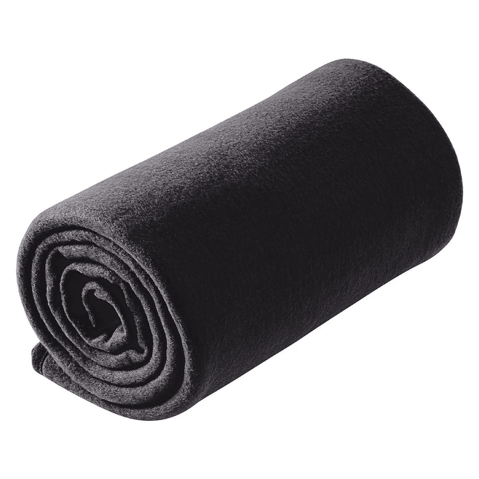 Плед дорожный флисовый Comfort Travel Blanket Warm, темно-серый, размер 152*127 см для нанесения логотипа