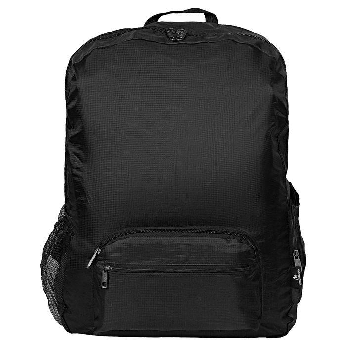 Рюкзак складной Comfort Travel Portable, черный, размер 40*32*14 см для нанесения логотипа