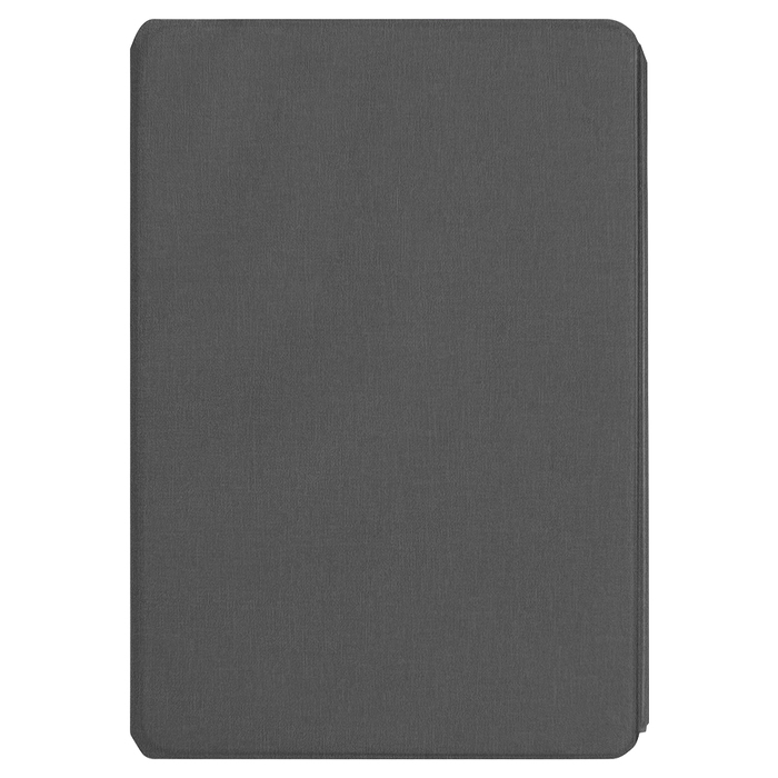 Блокнот в суперобложке Country Uma Linen A5+, недатированный, в твердой обложке, темно-серый для нанесения логотипа