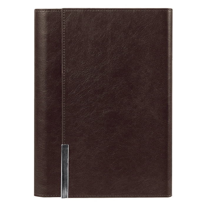 Ежедневник в суперобложке Country Liberty Mocca A5+, коричневый, недатированный, в твердой обложке для нанесения логотипа