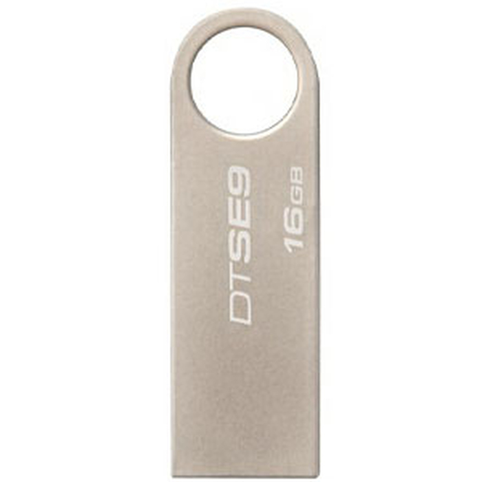 Флеш накопитель USB 2.0 Kingston DataTraveler SE9 16GB, металл, серебристый для нанесения логотипа