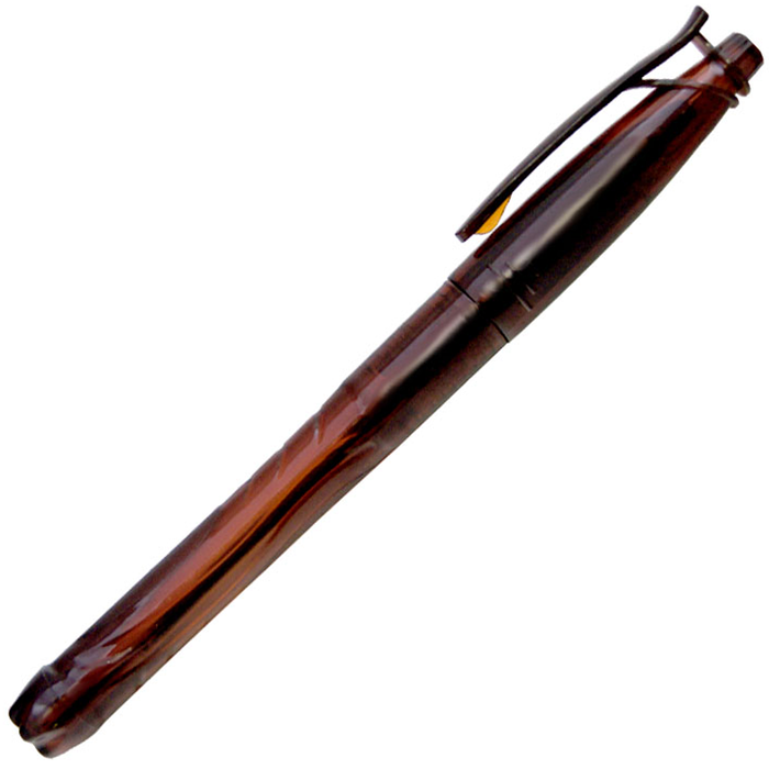Ручка шариковая, пластиковая, темно-коричневая, BOTTLE Pen для нанесения логотипа