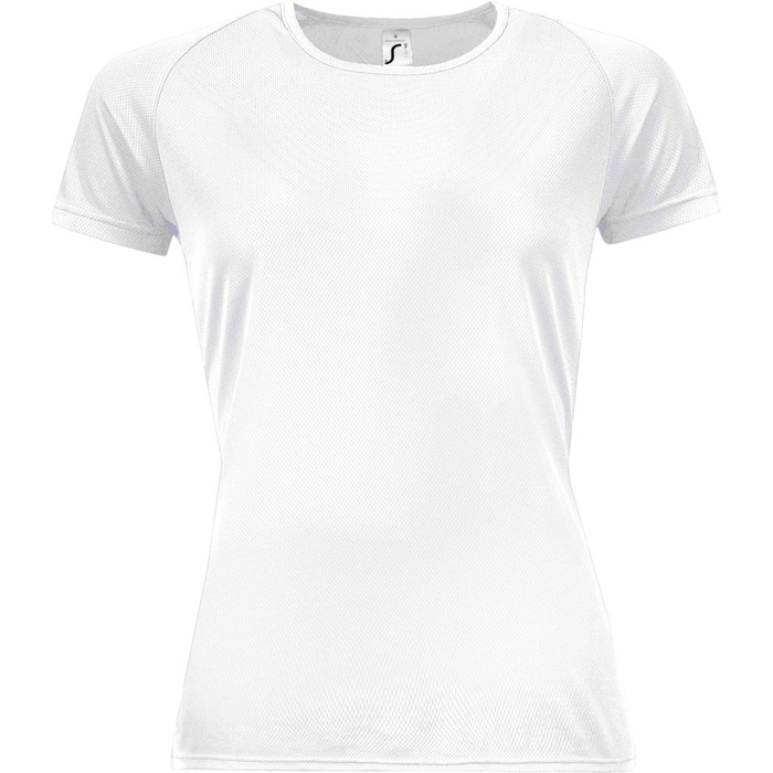 Футболка женская Sporty Women 140 белая, размер L для нанесения логотипа