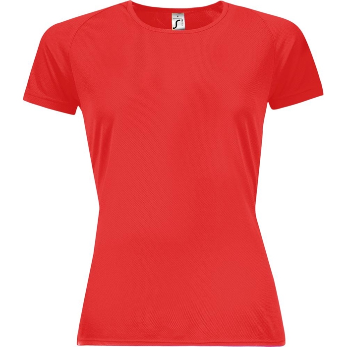 Футболка женская Sporty Women 140 красная, размер L для нанесения логотипа