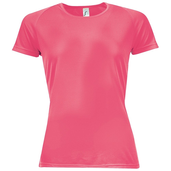 Футболка женская Sporty Women 140, розовый коралл, размер L для нанесения логотипа