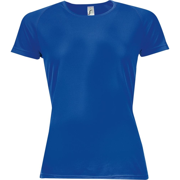Футболка женская Sporty Women 140 ярко-синяя, размер L для нанесения логотипа