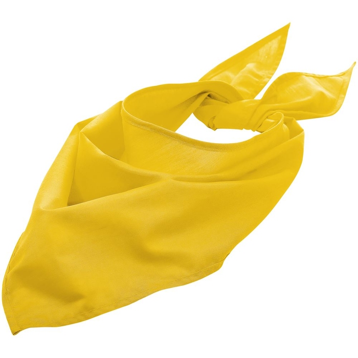 Шейный платок Bandana, желтый для нанесения логотипа