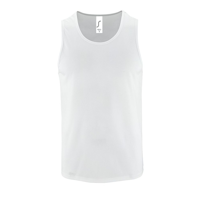 Майка мужская Sporty TT Men белая, размер 3XL для нанесения логотипа