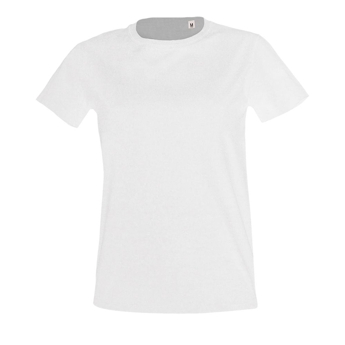 Футболка женская Imperial Fit Women белая, размер XL для нанесения логотипа