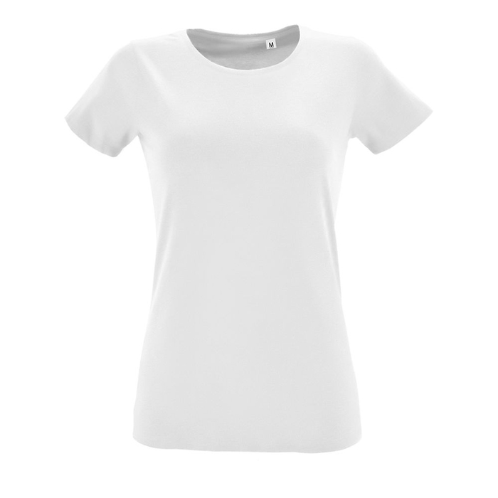 Футболка женская Regent Fit Women белая, размер L для нанесения логотипа