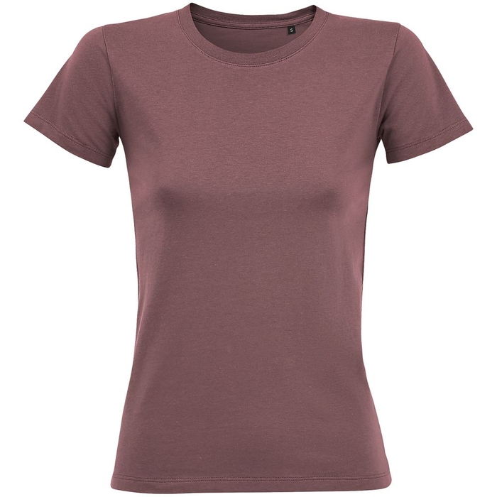 Футболка женская Regent Fit Women, пыльно-розовая, размер L для нанесения логотипа