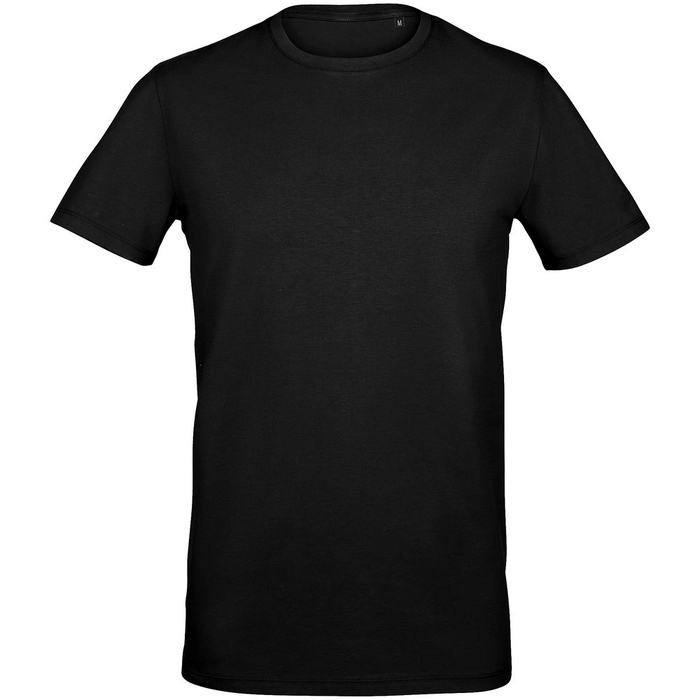 Футболка мужская Millenium Stretch Men, черная, размер 3XL для нанесения логотипа