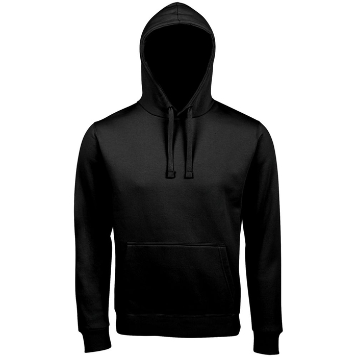 Толстовка унисекс Spencer черная, размер 3XL для нанесения логотипа