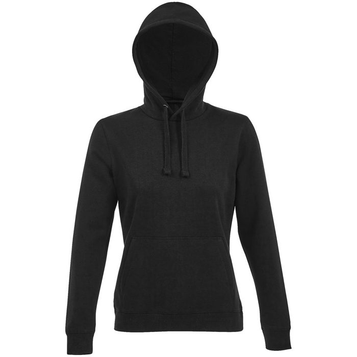 Толстовка женская Spencer Women, черная, размер L для нанесения логотипа