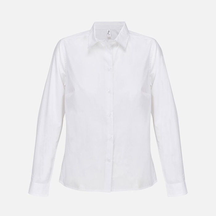 Рубашка женская Bailey Women, белая, размер L для нанесения логотипа