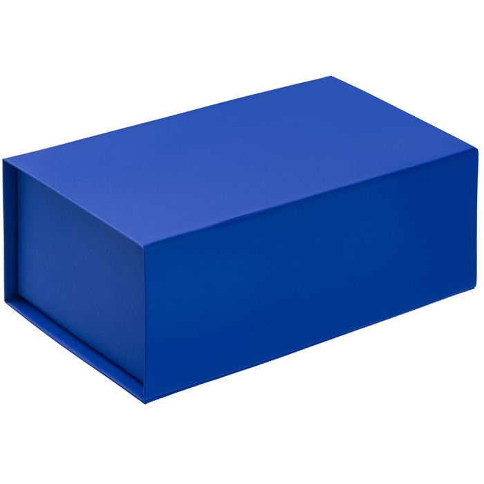 Коробка LumiBox, синяя для нанесения логотипа