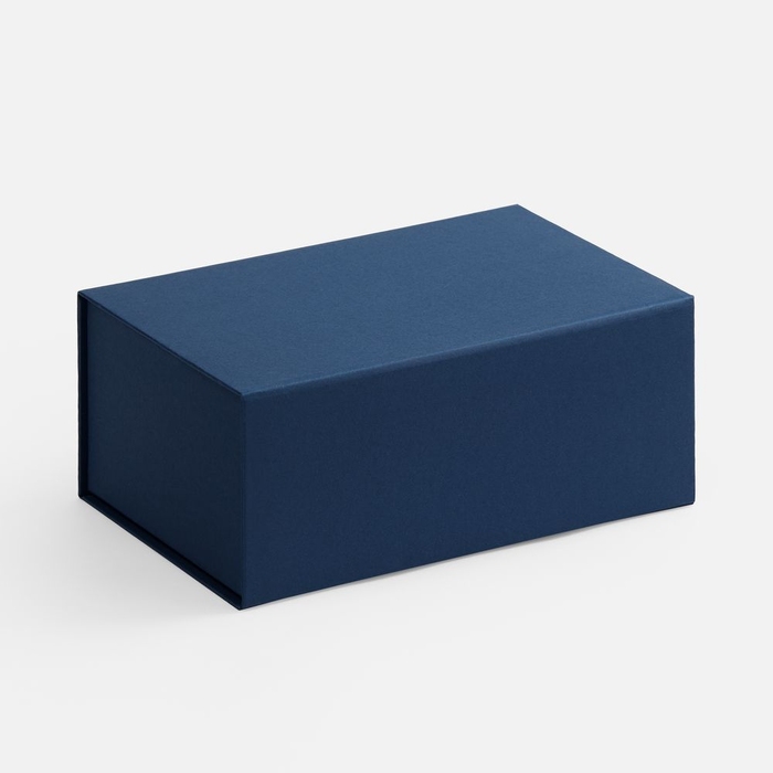 Коробка LumiBox, синяя (noble) для нанесения логотипа