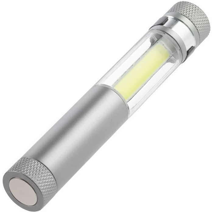 Фонарик-факел LightStream, малый, серый для нанесения логотипа