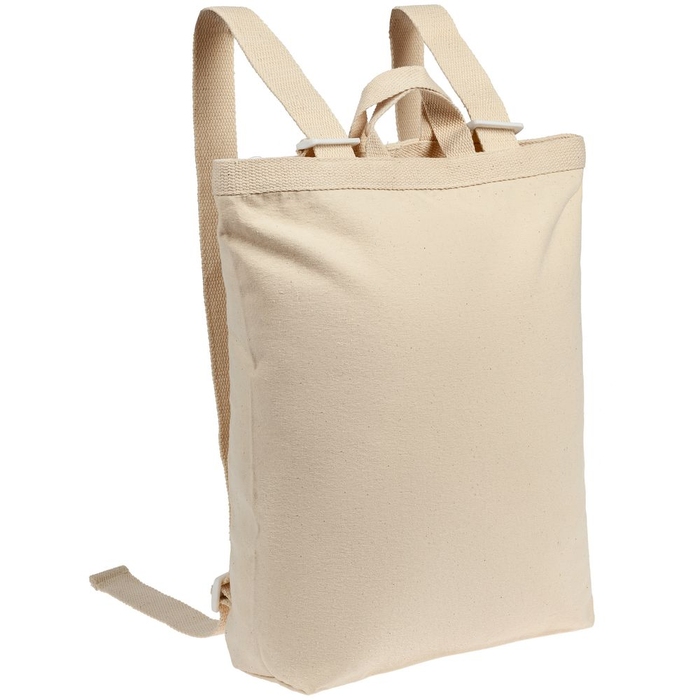 Рюкзак холщовый Discovery Bag, неокрашенный для нанесения логотипа