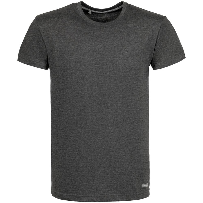 Футболка Firm Wear черный меланж, размер S для нанесения логотипа