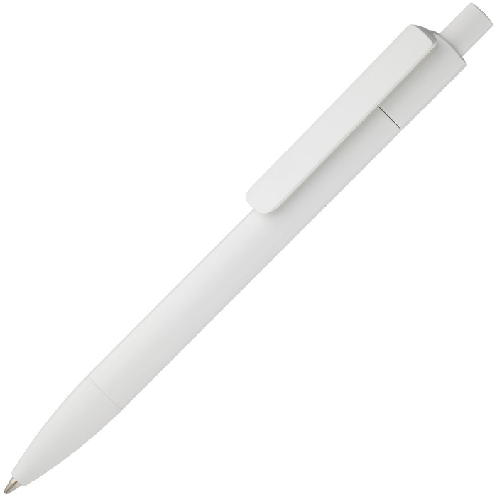 Ручка шариковая Prodir DS4 PMM-P, белая для нанесения логотипа