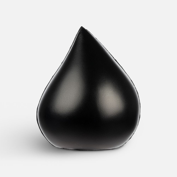 Антистресс «Капля», черный для нанесения логотипа